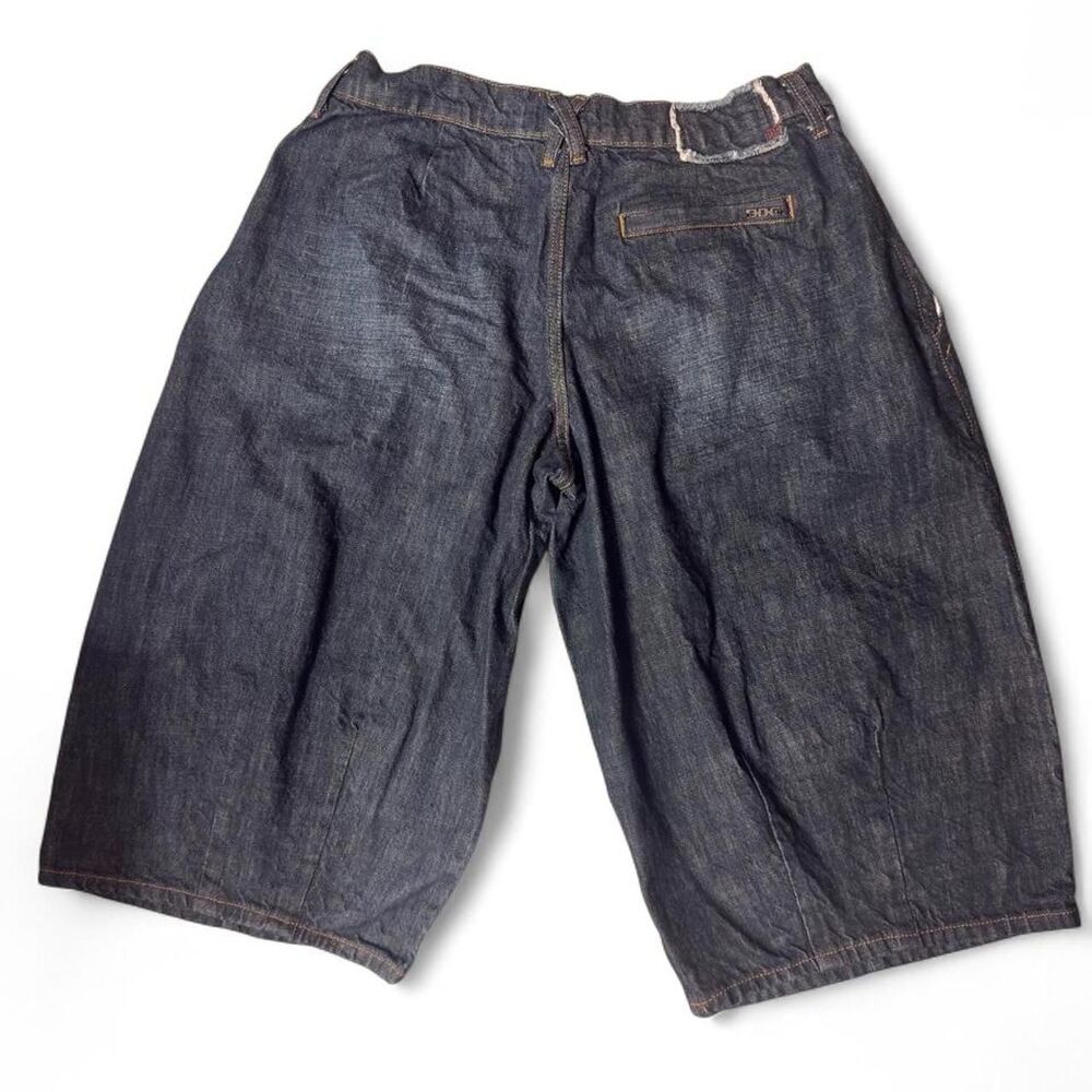 (2022-2025) BDG Pleated Baggy Denim Shorts - Blue - 31W